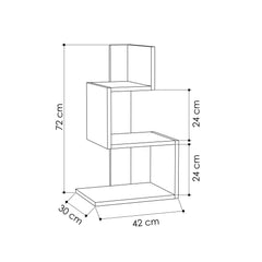 Rosie Modern Side End Table Multipurpose With Creativeness H 72cm – dimensions (cm)