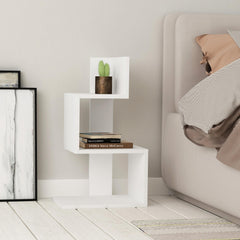 Rosie Modern Side End Table Multipurpose With Creativeness H 72cm – White