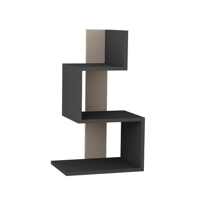 Rosie Modern Side End Table Multipurpose With Creativeness H 72cm – Light Mocha,Anthracite
