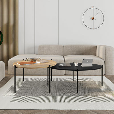 Odelia Round and Oval Coffee Table Set - Additional Image 11