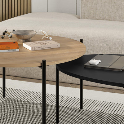 Odelia Round and Oval Coffee Table Set - Additional Image 8