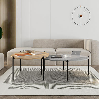 Odelia Round and Oval Coffee Table Set - Additional Image 12