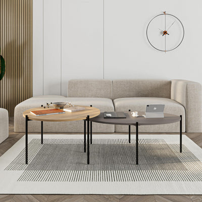 Odelia Round and Oval Coffee Table Set - Additional Image 13