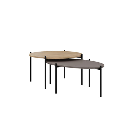 Odelia Round and Oval Coffee Table Set - Additional Image 3