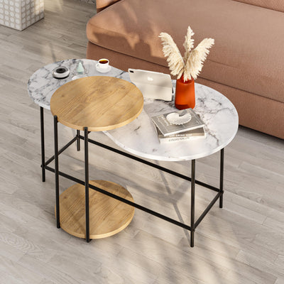 Carrara,Sapphire Oak