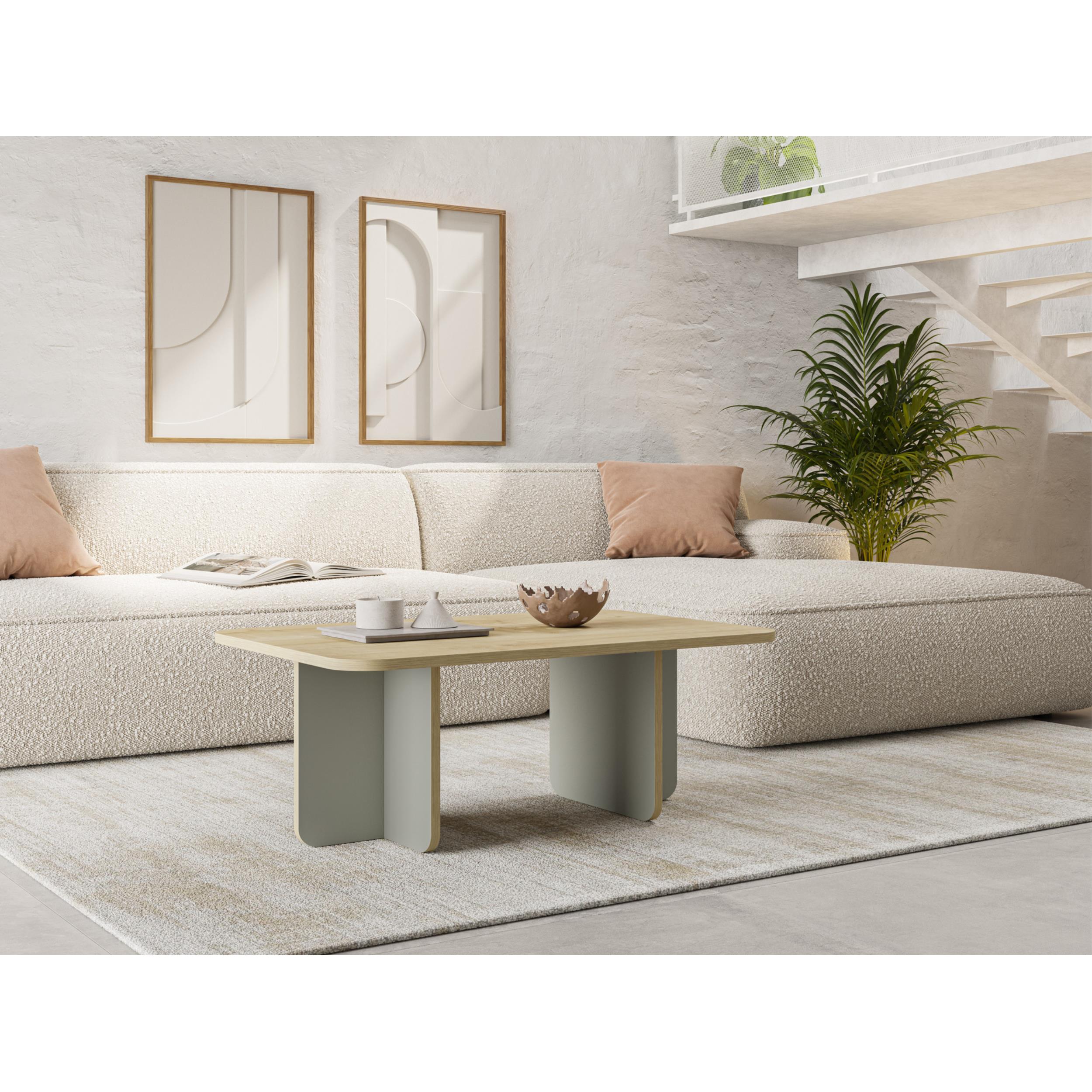 Hillary Rectangular Coffee Table – 100 cm Modern Living Room Table