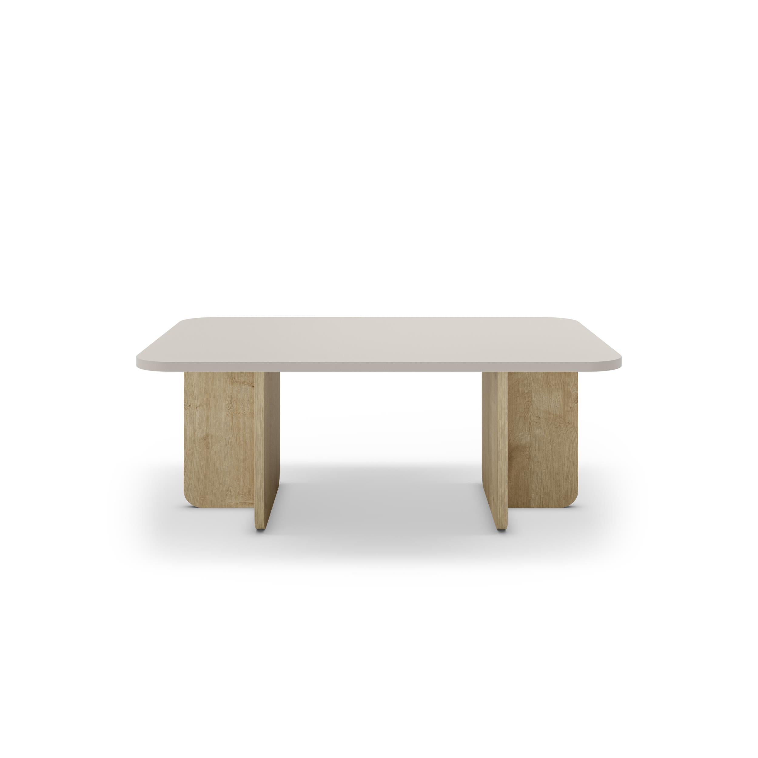 Hillary Rectangular Coffee Table – 100 cm Modern Living Room Table - Additional Image 3