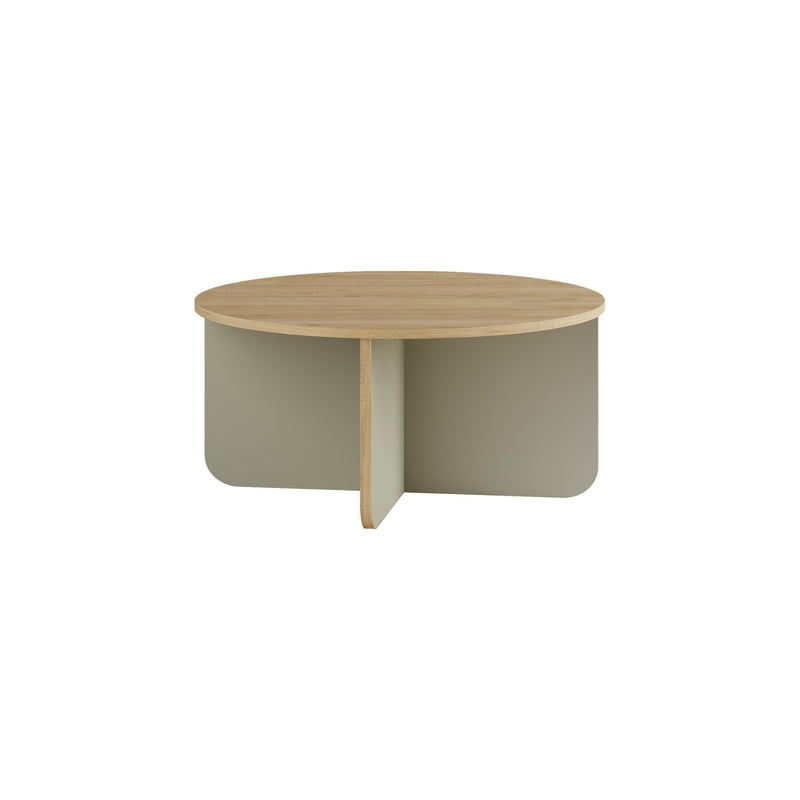 Hillary Round Coffee Table – 80 cm Modern Living Room Table - Additional Image 2