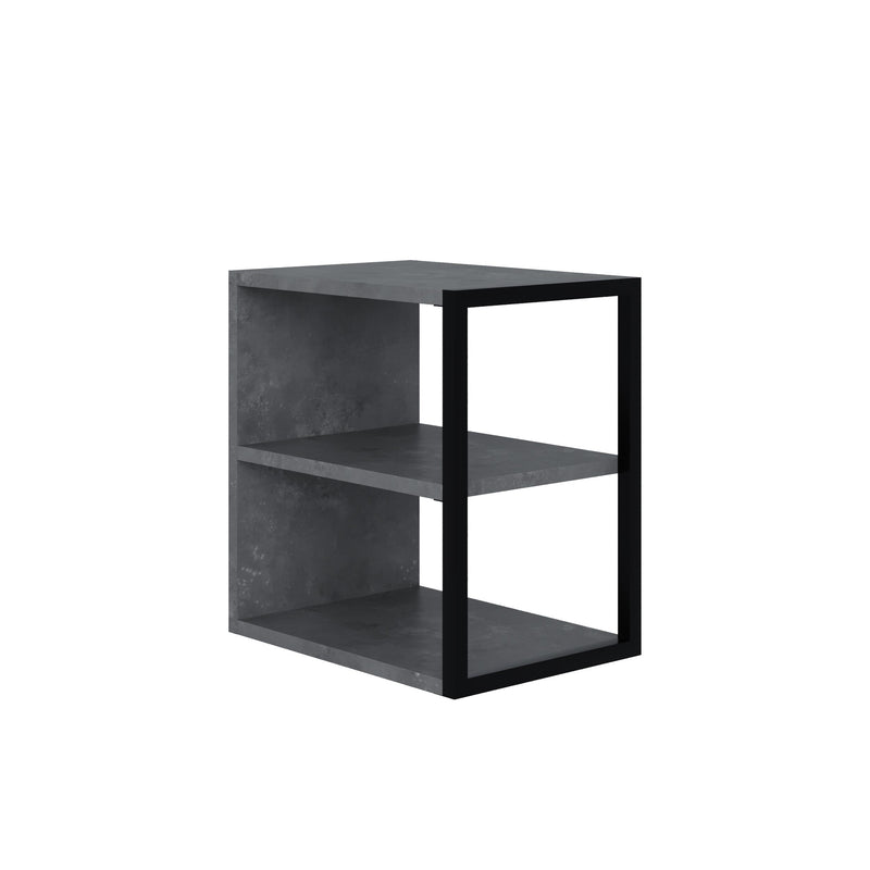 Echo Side Table Single – Modern Sofa Side Table with Shelves - Additional Image 3