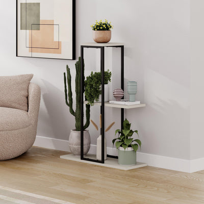 Vetra Modern Plantstand Shelves - Corner Plant Stand