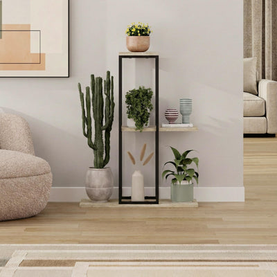 Vetra Modern Plantstand Shelves - Corner Plant Stand
