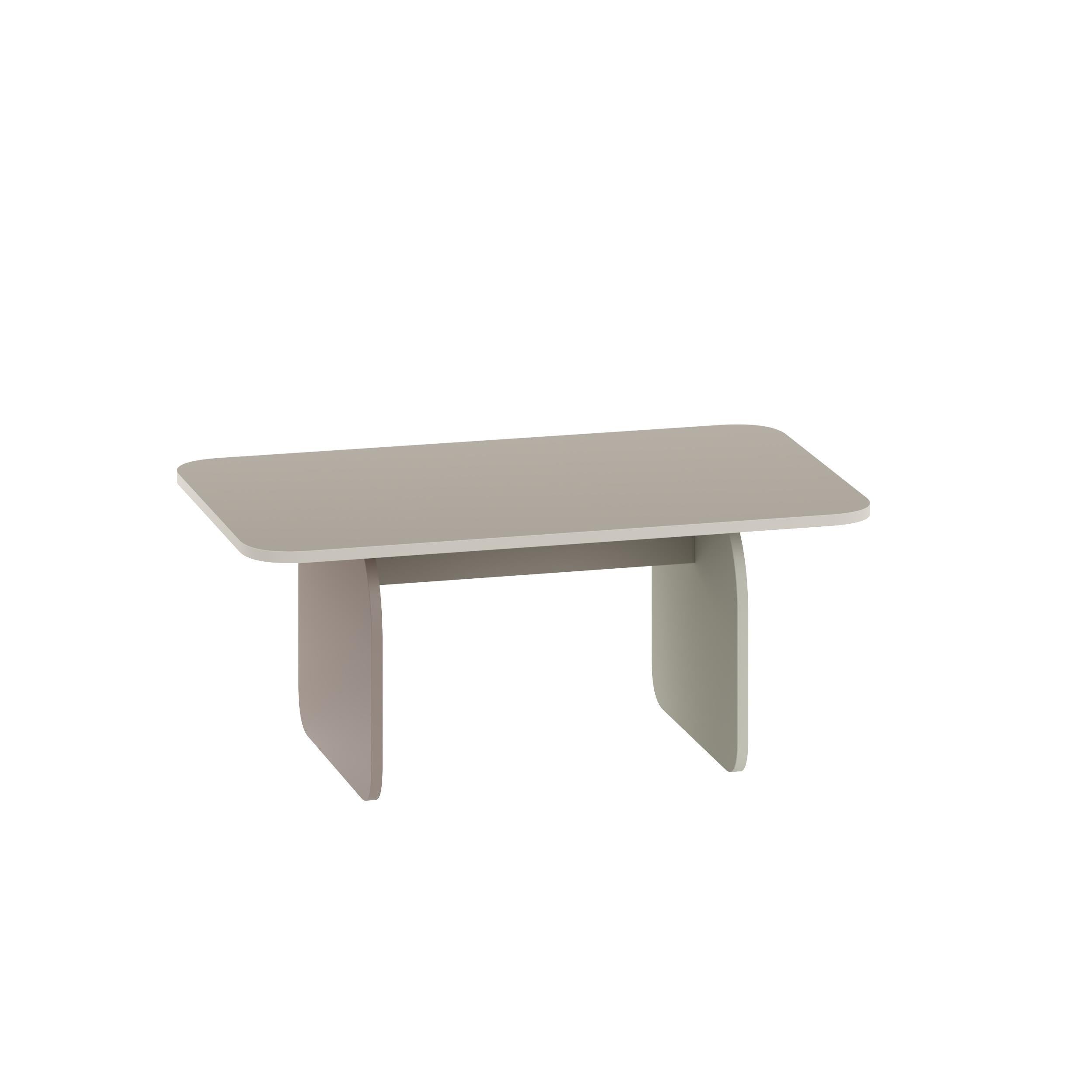 Pietra Modern Radius Coffee Table - 60x100 cm - Additional Image 3