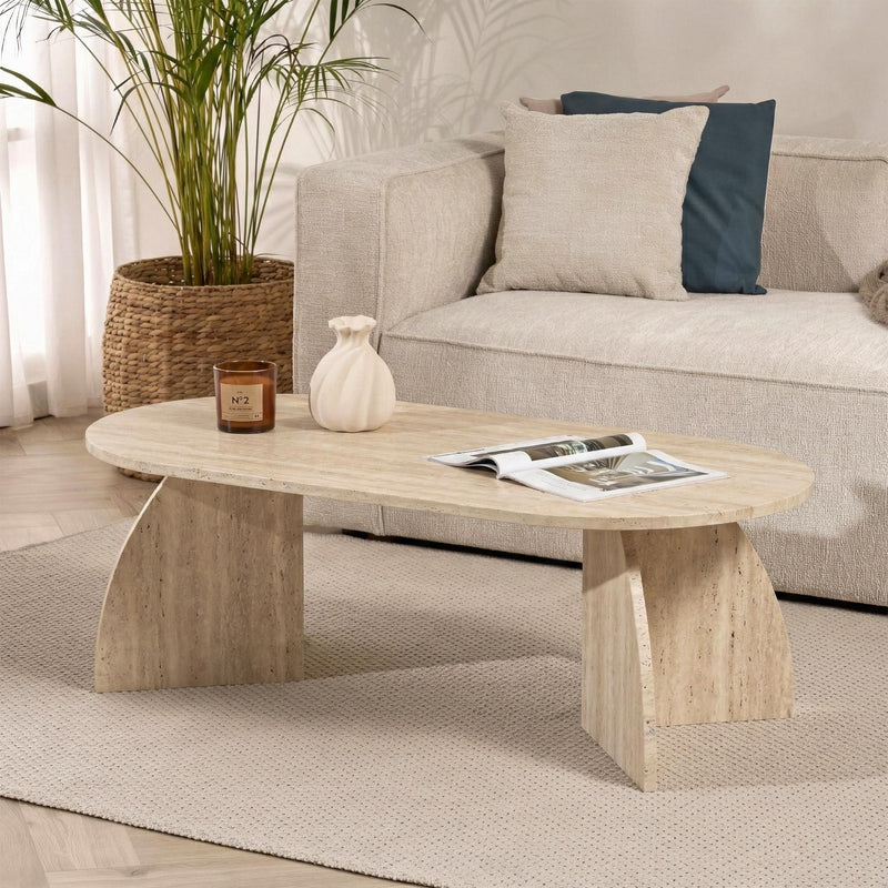 Melina Oval Coffee Table 120 cm