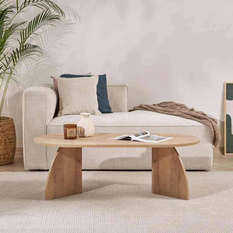 Melina Oval Coffee Table 120 cm