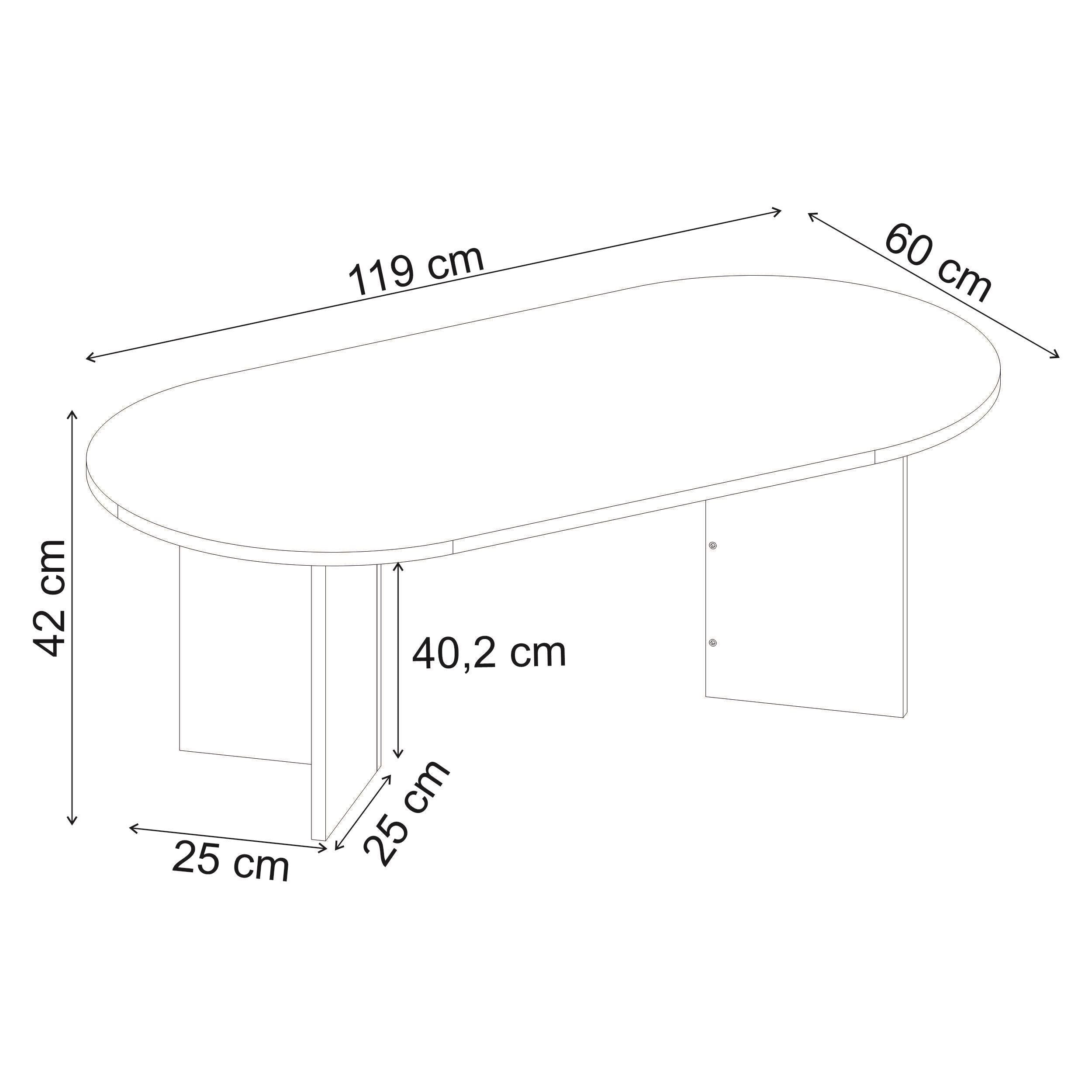 Oval Coffee Table | Sable - Additional Image 20