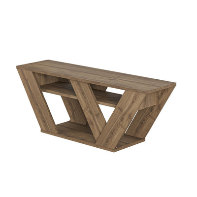 Pipralla Modern TV Stand Multimedia Centre TV Unit With Shelves 110cm