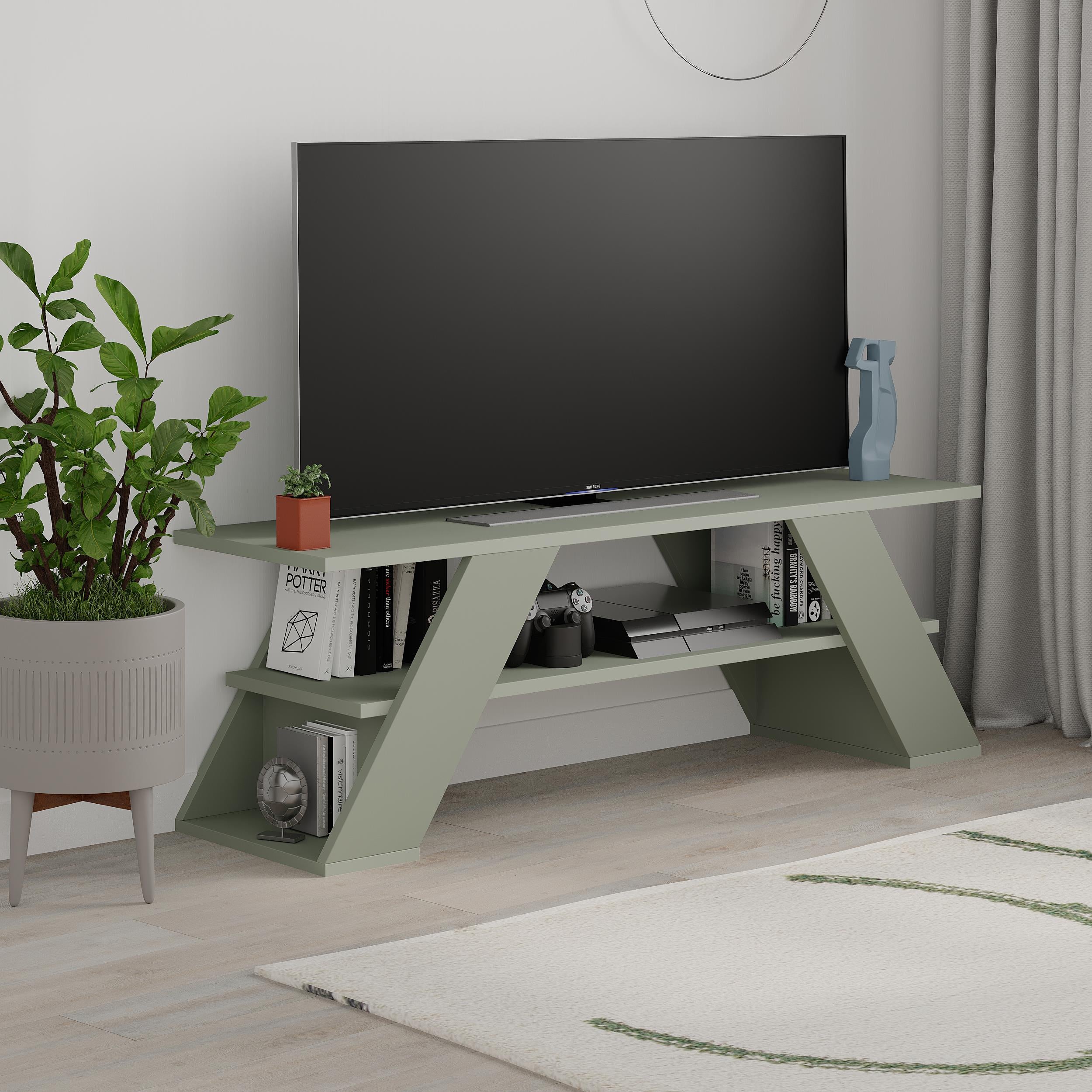 Farfalla TV Stand 120cm – styled in living room – Decortie