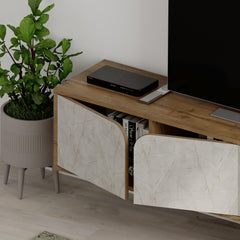 Spark Modern Floating Tv Stand – Dark Oak,Lagina