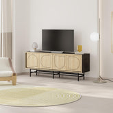 Joji TV Stand Oak & Moss Effect 149 cm in Moss,Sapphire Oak