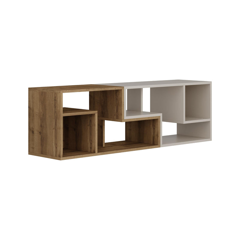Glis Corner TV Unit – Modern TV Stand with Adjustable Shelves - Additional Image 3