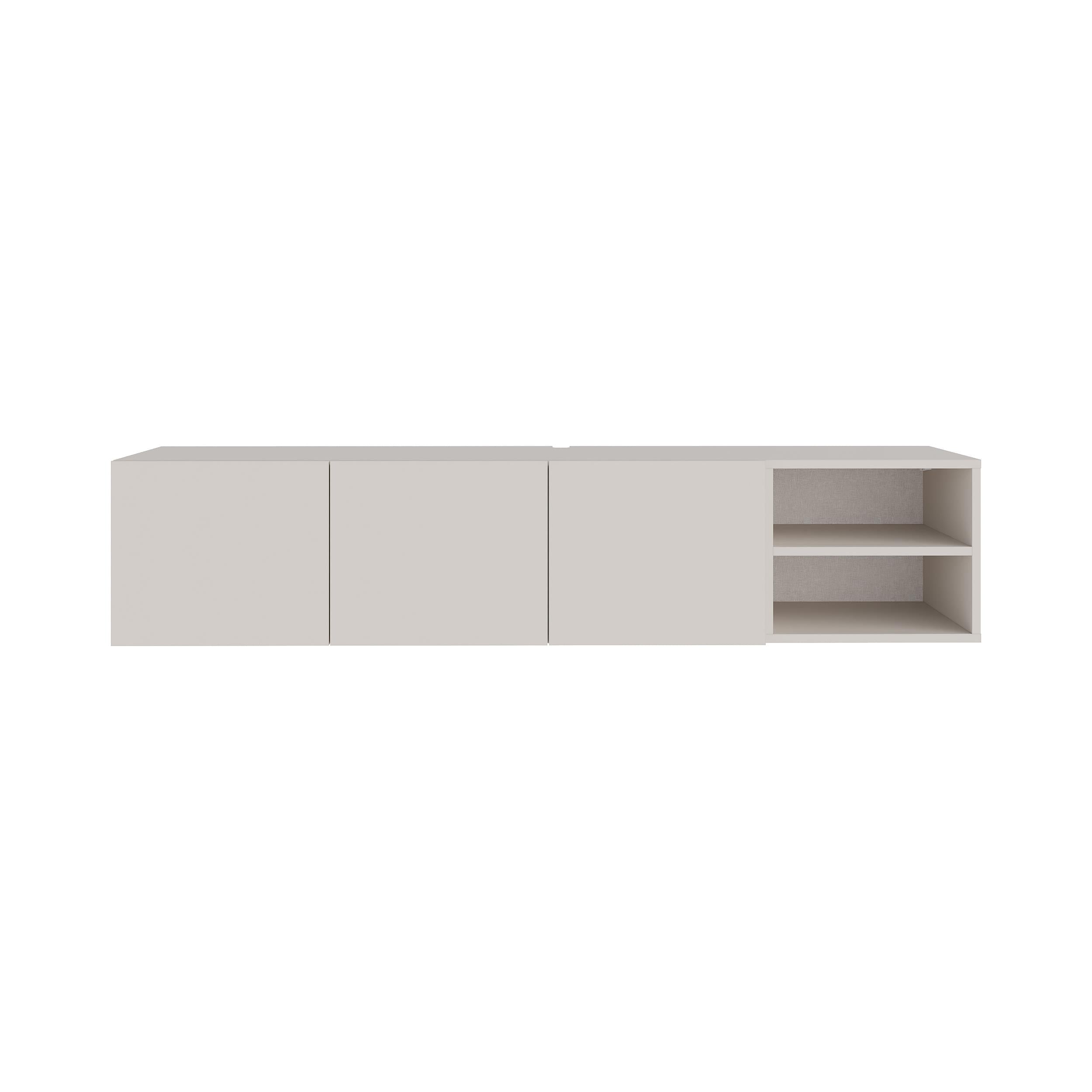 Conrad TV Unit – 180 cm – 3 Soft Close Doors Wall Mounted Entertainment Centre - Additional Image 1