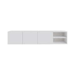 Conrad TV Unit – 180 cm – 3 Soft Close Doors Wall Mounted Entertainment Centre – White
