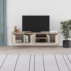 Inca Modern TV Stand with Laser-Cut Door Sonoma Oak 164 cm – Sonoma Oak