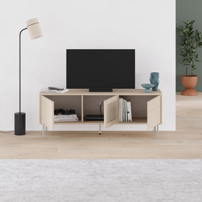 Inca Modern TV Stand - open shelf detail
