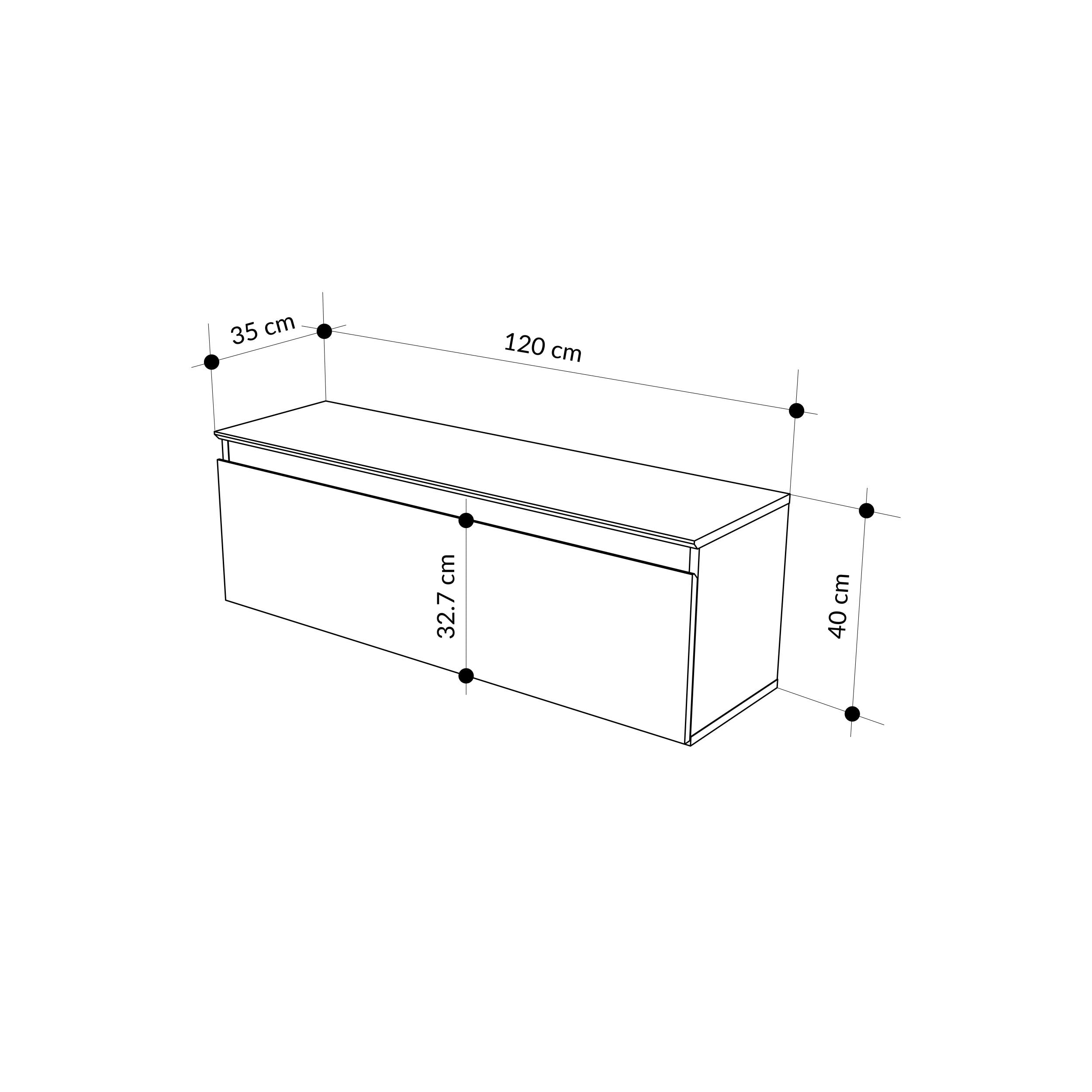Sunset Modern TV Low Board with Storage - Additional Image 7