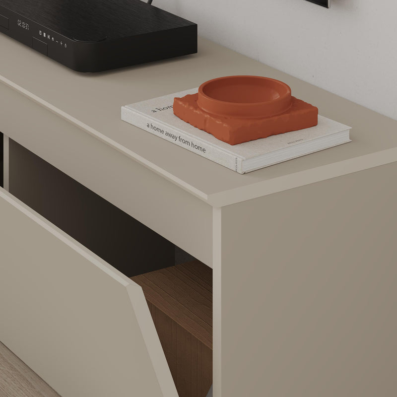 Sunset Modern TV Low Board with Storage - Additional Image 8