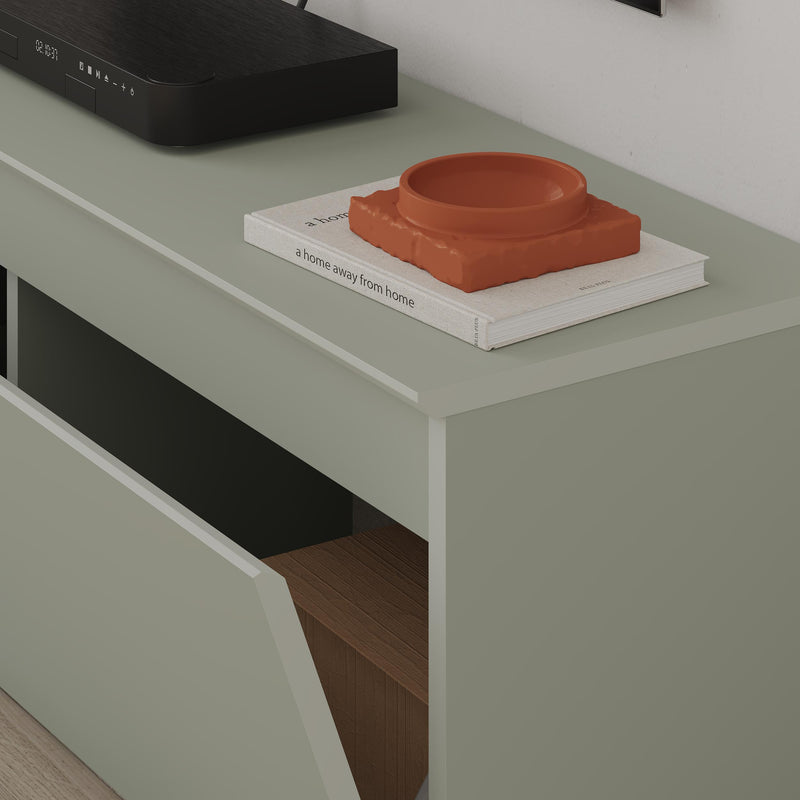 Sunset Modern TV Low Board with Storage - Additional Image 9