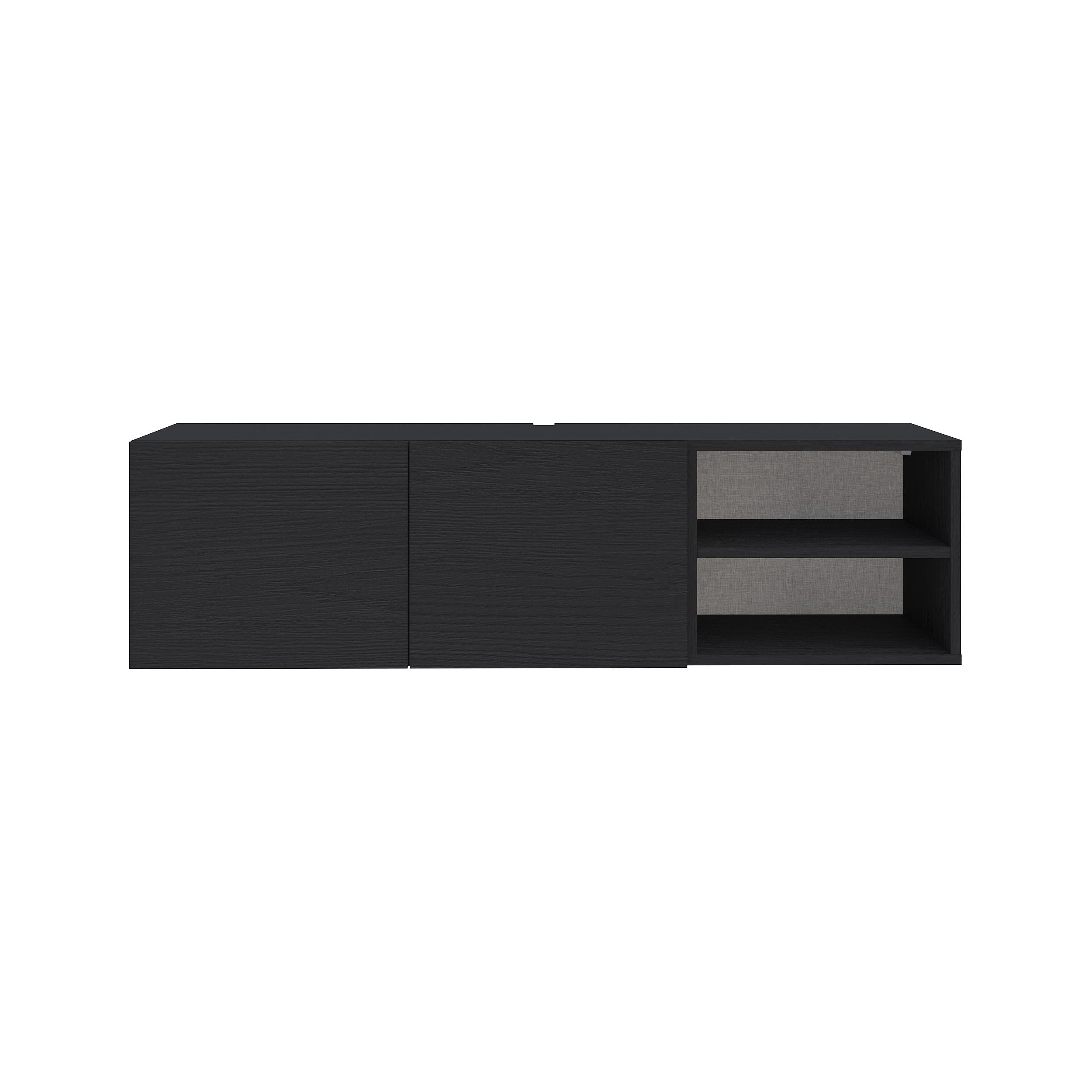 Conrad TV Unit – Up to 50 Inch TVs – Wall Mounted Entertainment Centre - Additional Image 2