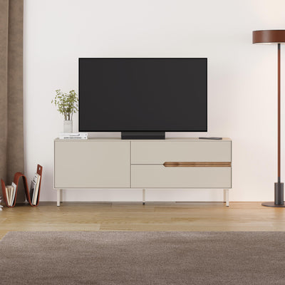 Arch Modern TV Unit - TV Unit with Angled Cutout Handles