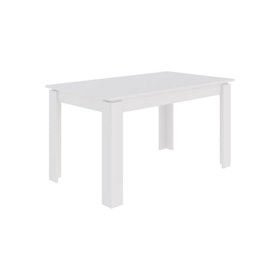 Tolmen Extendable Modern Dining Table – White - 140/190 cm - Additional Image 1