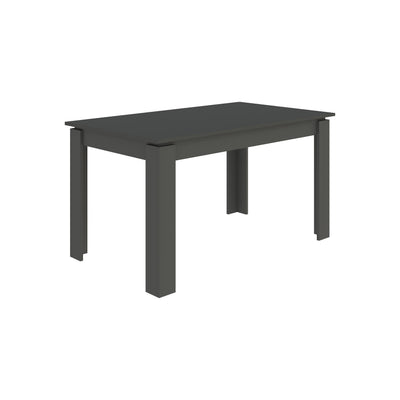 Tolmen Extendable Modern Dining Table – Anthracite - 140/190 cm - Additional Image 1