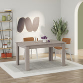 Tolmen Extendable Modern Dining Table – Light Mocha - 140/190 cm in Light Mocha