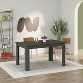 Tolmen Extendable Dining Table – Anthracite - 120/170 cm Modern Dining Table in Anthracite