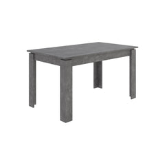 Tolmen Extendable Modern Dining Table – Retro Grey - 140/190 cm - Additional Image 1