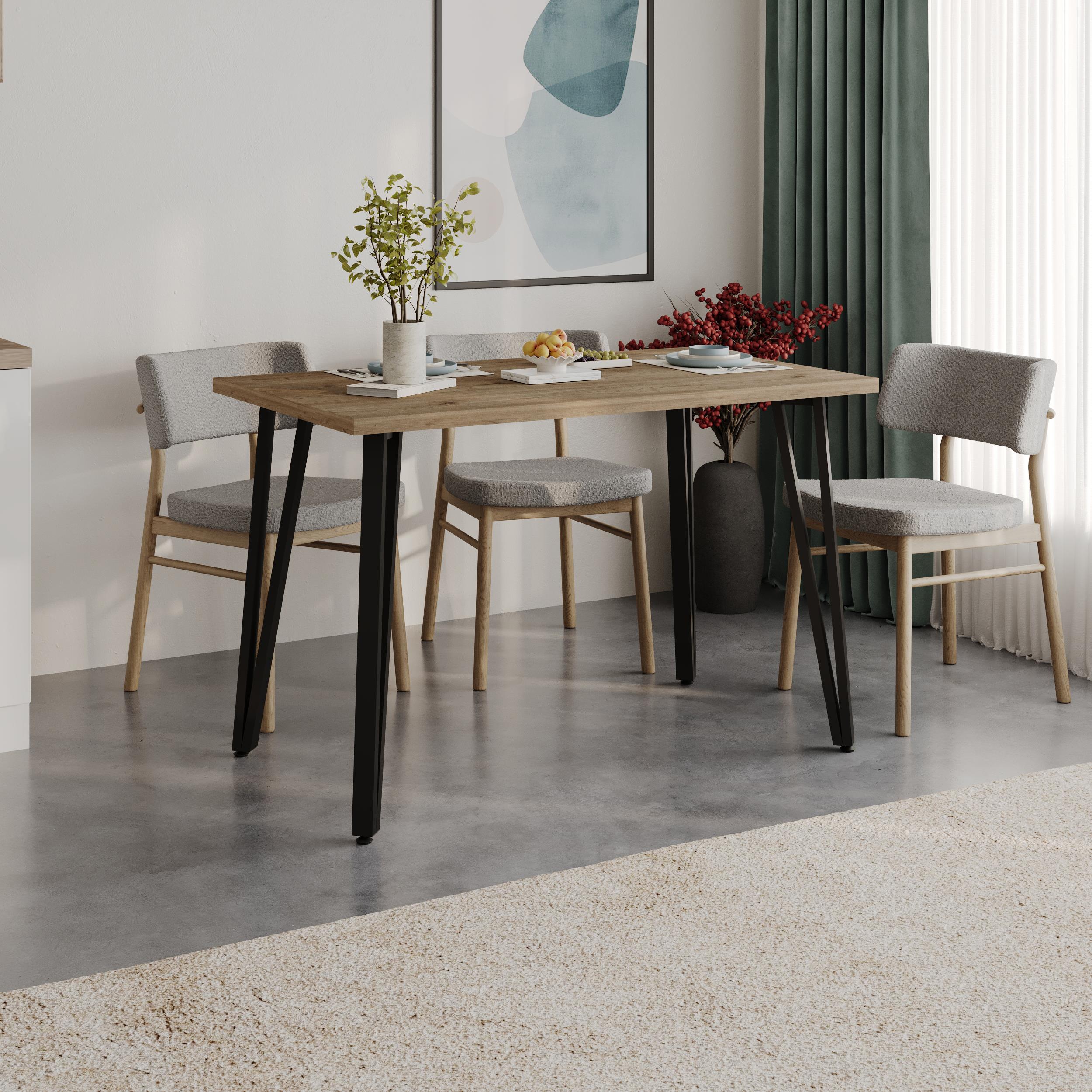 Xana Modern Dining Table 4 Seater 120cm