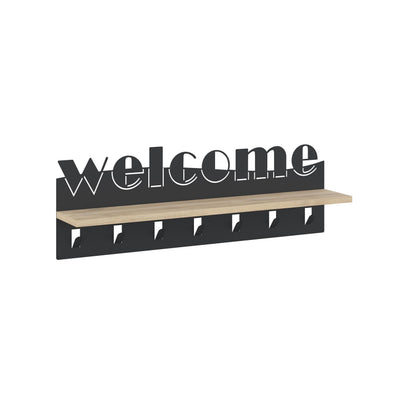 Welcome Hallway Coat Hanger Rack product photo