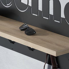 Welcome Hallway Coat Hanger Rack – Sapphire Oak