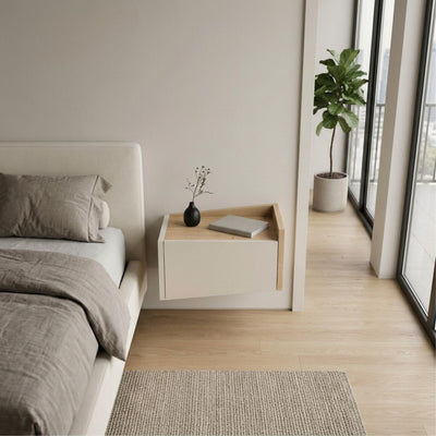 Diago Floating Bedside Table Right - additional view