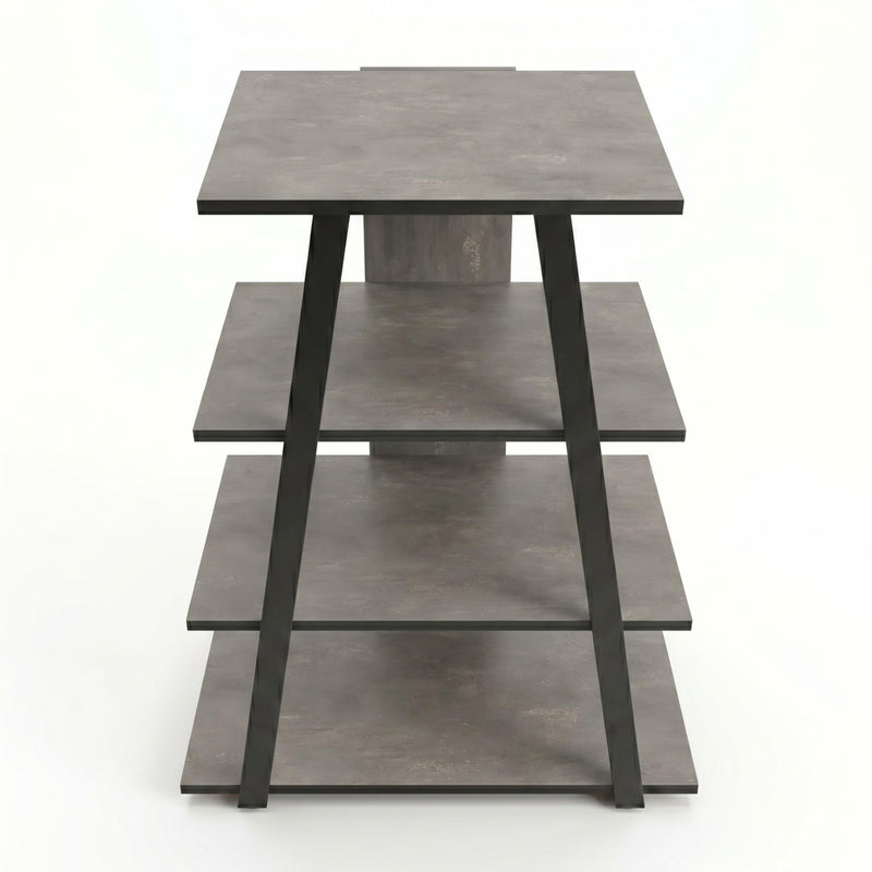 Lyno Angled Mini TV Entertainment Unit with Open Shelves - Additional Image 15