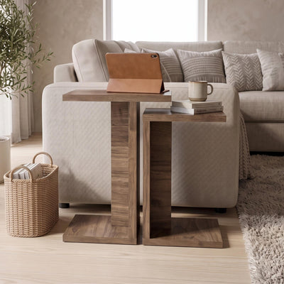Nero C-Shaped Multipurpose Nesting Side Table - Additional Image 18