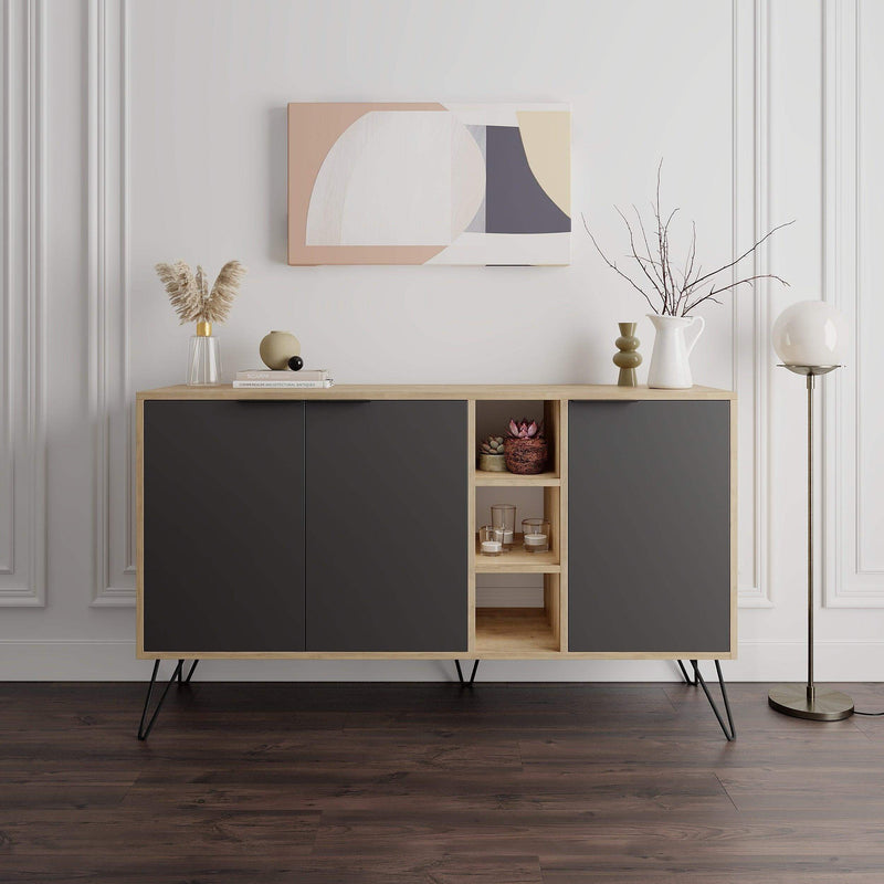 Clara Console Sideboard – interactive lifestyle view – Decortie