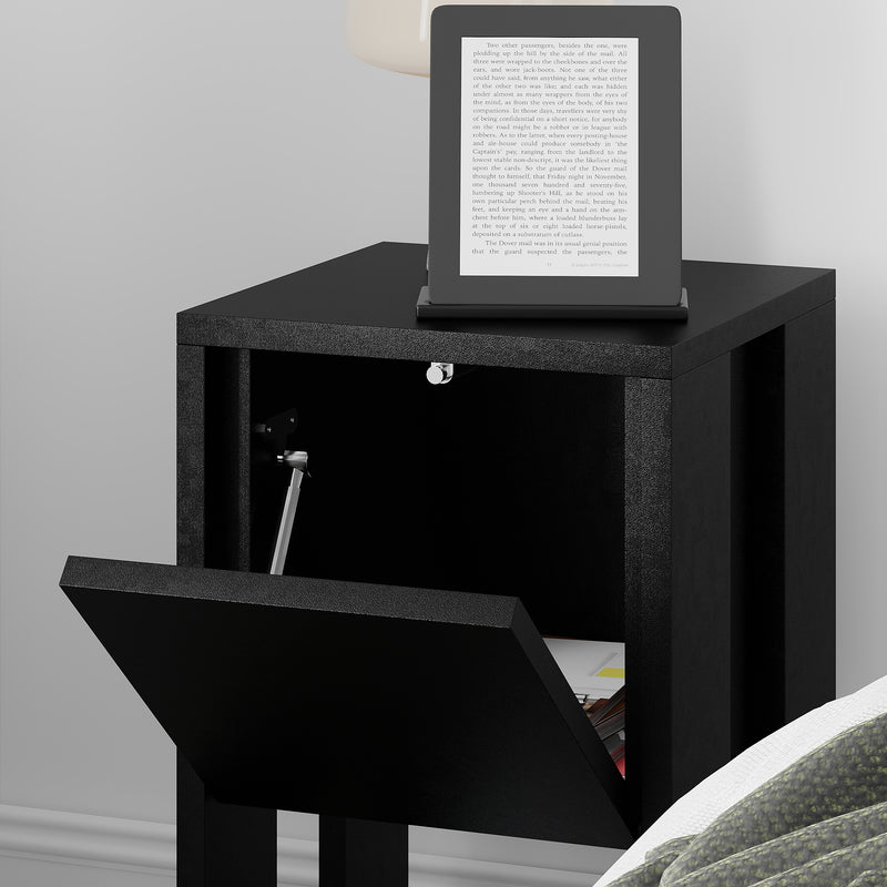 Ema Bedside Table 30cm – interactive lifestyle view – Decortie