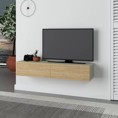 Francy Modern TV Unit 135cm – wall-mounted living room entertainment unit – Decortie