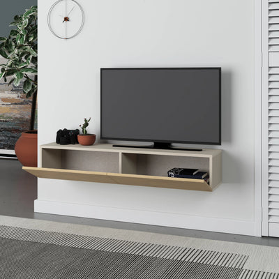 Francy Modern TV Unit 135cm – wall-mounted living room entertainment unit – Decortie