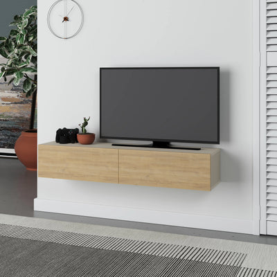 Francy Modern TV Unit 135cm – wall-mounted living room entertainment unit – Decortie