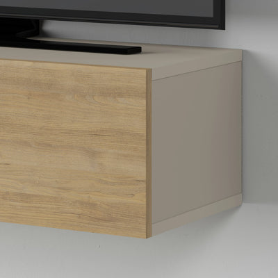 Francy Modern TV Unit 135cm – wall-mounted living room entertainment unit – Decortie